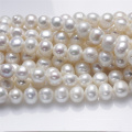 11-12mm Large Hot Sale Natural Real Collier de perles d&#39;eau douce Strand